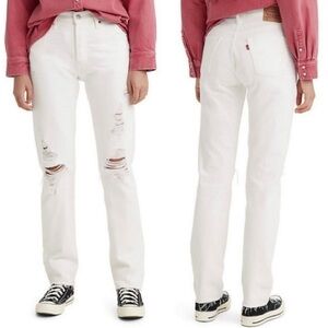 NWT Levi’s 501 high rise distressed jeans size 32x30